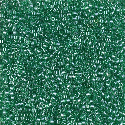 Miyuki Delica Seed Beads 5g 11/0 DB1889 Transparent Luster Spring Green