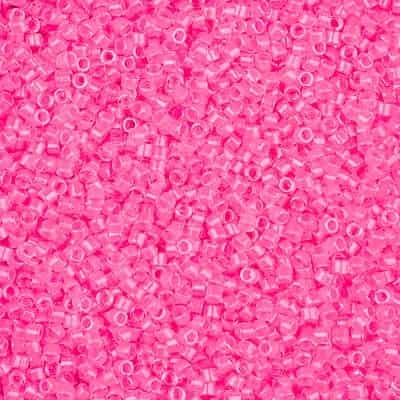 [ DS ] Miyuki Delica Seed Beads 5g 11/0 DB2036 Luminous Crystal Pink