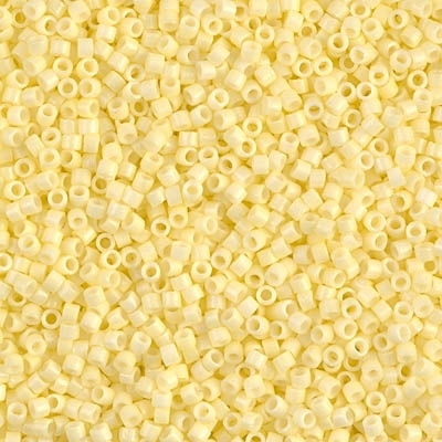 [ DS ] Miyuki Delica Seed Beads 5g 11/0 DB2101 Duracoat Opaque Dyed Lemon Silk