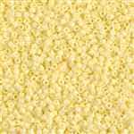 Miyuki Delica Seed Beads 5g 11/0 DB2101 Duracoat Opaque Dyed Lemon Silk