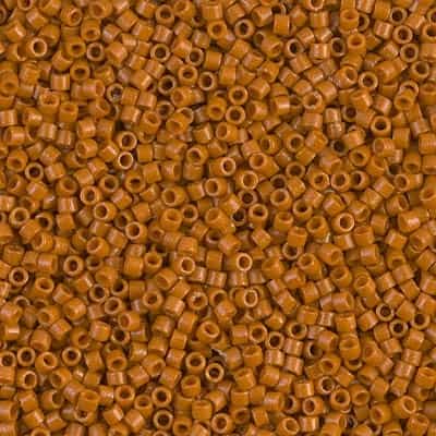 Miyuki Delica Seed Beads 5g 11/0 DB2108 Duracoat Opaque Dyed Vermillion