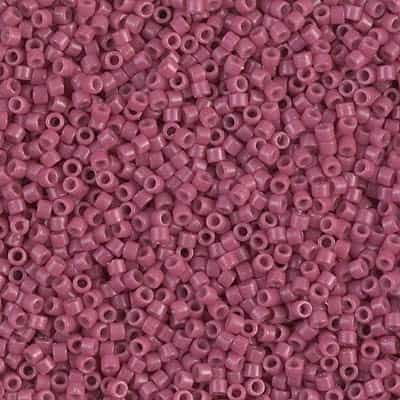 Miyuki Delica Seed Beads 5g 11/0 DB2118 Duracoat Opaque Dyed Mulberry