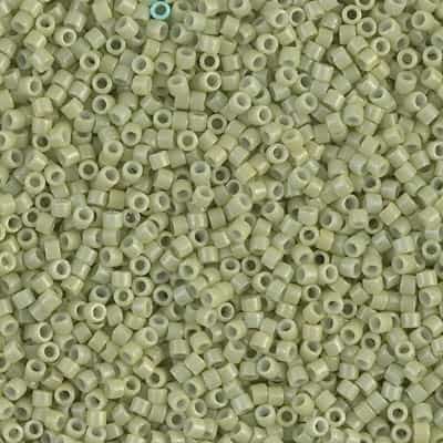 [ DS ] Miyuki Delica Seed Beads 5g 11/0 DB2123 Duracoat Opaque Dyed Light Khaki Green