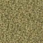 Miyuki Delica Seed Beads 5g 11/0 DB2124 Duracoat Opaque Dyed Khaki Green