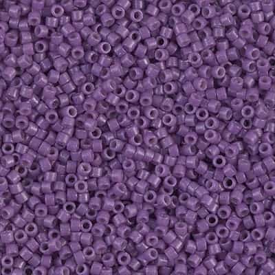 Miyuki Delica Seed Beads 5g 11/0 DB2140 Duracoat Opaque Dyed Dark Orchid