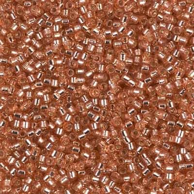 Miyuki Delica Seed Beads 5g 11/0 DB2151 Duracoat SL Dyed Sunset Blush