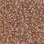 Miyuki Delica Seed Beads 5g 11/0 DB2155 Duracoat Silver Lined Dyed Pink Mica