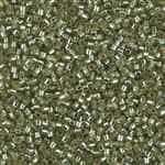 Miyuki Delica Seed Beads 5g 11/0 DB2163 Duracoat Silver Lined Willow