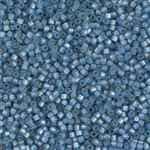 Miyuki Delica Seed Beads 5g 11/0 DB2176 Duracoat Silver Lined Matte Dyed Blizzard Blue