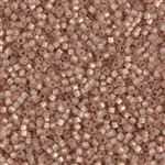 Miyuki Delica Seed Beads 5g 11/0 DB2177 Duracoat Silver Lined Matte Dyed Wheat