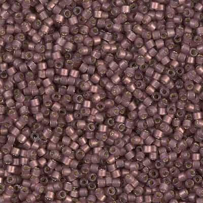 [ DS ] Miyuki Delica Seed Beads 5g 11/0 DB2183 Duracoat Silver Lined Matte Dyed Dusky Raisin
