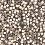 Miyuki Delica Seed Beads 5g 11/0 DB2184 Duracoat Silver Lined Matte Dyed Barely Brown