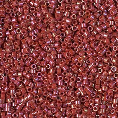 Miyuki Delica Seed Beads 5g 11/0 DB2275 Opaque Glazed Pomegranate