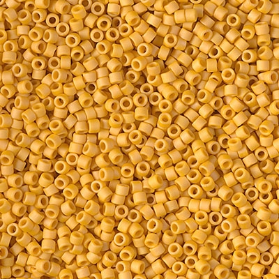 [ DS ] Miyuki Delica Seed Beads 5g 11/0 DB2285 Opaque Matte Glazed Honey Drop