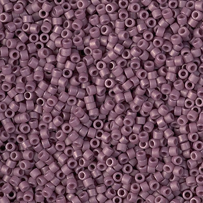 Miyuki Delica Seed Beads 5g 11/0 DB2295 Opaque Matte Glazed Sangria