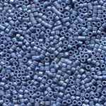 Miyuki Delica Seed Beads 5g 11/0 DB2317 Opaque Matte Glazed Rainbow Blue Iris