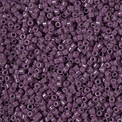 Miyuki Delica Seed Beads 5g 11/0 DB2360 Duracoat Opaque Dark Purple