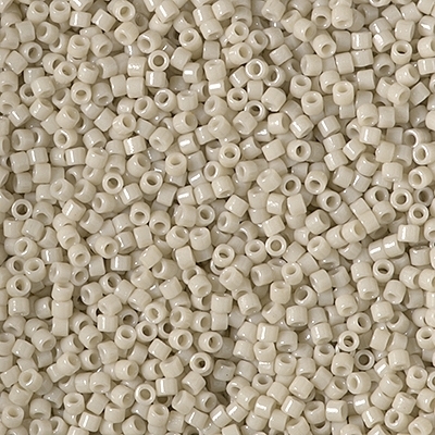 Miyuki Delica Seed Beads 5g 11/0 DB2362 Duracoat Opaque Off White