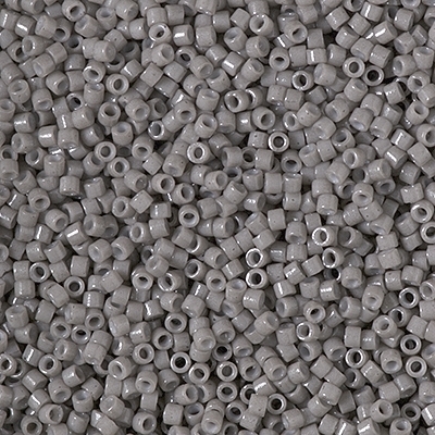 Miyuki Delica Seed Beads 5g 11/0 DB2367 Duracoat Opaque Slate Grey