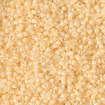 [ DS ] Miyuki Delica Seed Beads 5g 11/0 DB2371 Inside Color Lined Dyed Creamy Pearl