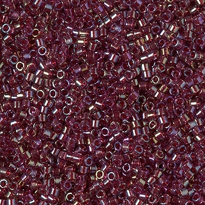 Miyuki Delica Seed Beads 5g 11/0 DB2375 Inside Color Lined Dyed Boysenberry