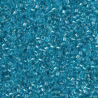 Miyuki Delica Seed Beads 5g 11/0 DB2382 Inside Color Lined Dyed Glacier Blue