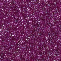 Miyuki Delica Seed Beads 5g 11/0 DB2389 Inside Color Lined Dyed Violet Rose