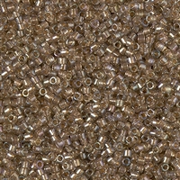 Miyuki Delica Seed Beads 5g 11/0 DB2396 Inside Color Lined Dyed Oatmeal