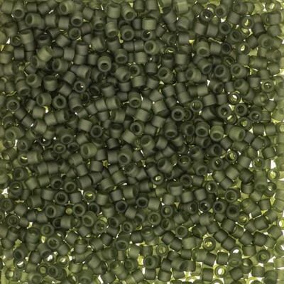[ NEW ] Miyuki Delica Seed Beads 5g 11/0 DB2404 MA T  Dark Olive