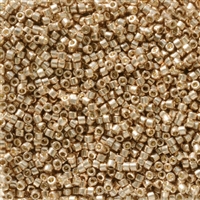 Miyuki Delica Seed Beads 5g 11/0 DB2504 Duracoat Galvanized Dark Light Champagne