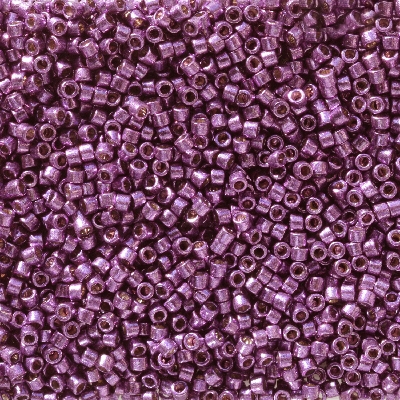 Miyuki Delica Seed Beads 5g 11/0 DB2508 Duracoat Galvanized Purple Orchid