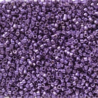 Miyuki Delica Seed Beads 5g 11/0 DB2509 Duracoat Galvanized Dark Lilac