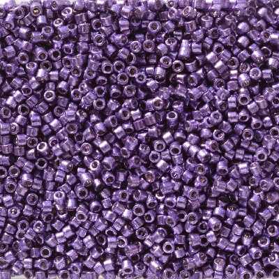 Miyuki Delica Seed Beads 5g 11/0 DB2509 Duracoat Galvanized Dark Lilac