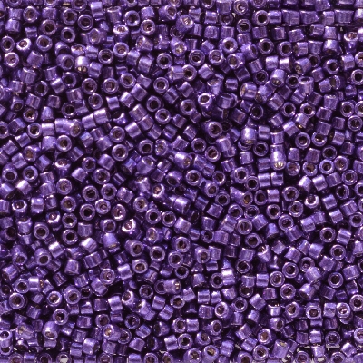 Miyuki Delica Seed Beads 5g 11/0 DB2510 Duracoat Galvanized Lilac Night