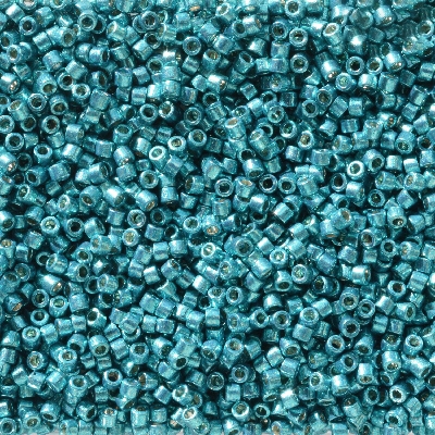 Miyuki Delica Seed Beads 5g 11/0 DB2513 Duracoat Galvanized Capri Blue