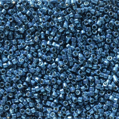 Miyuki Delica Seed Beads 5g 11/0 DB2516 Duracoat Galvanized Deep Aqua