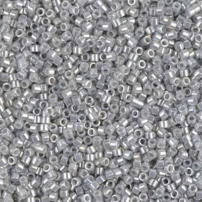 Miyuki Delica Seed Beads 5g 11/0 DB0252 OPL Ash Grey