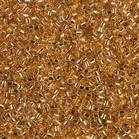 Miyuki Delica Seed Beads 1g 11/0 DB2521 24 KT Gold Plated Lined Royal