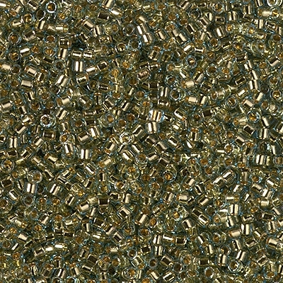 [ DS ] Miyuki Delica Seed Beads 1g 11/0 DB2522 24 KT Gold Plated Lined Light Aqua