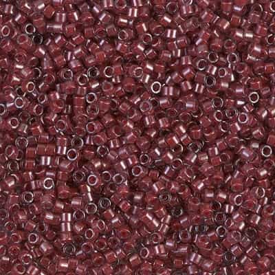 [ DS ] Miyuki Delica Seed Beads 5g 11/0 DB0280 ICL Crystal/Burgundy