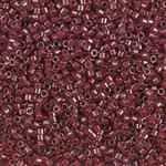 Miyuki Delica Seed Beads 5g 11/0 DB0280 ICL Crystal/Burgundy