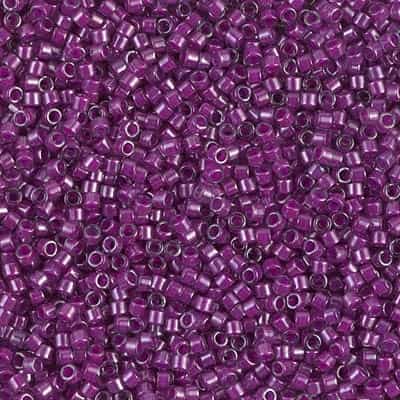 [ DS ] Miyuki Delica Seed Beads 5g 11/0 DB0281 ICL Crystal/Medium Plum