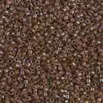 Miyuki Delica Seed Beads 5g 11/0 DB0287 ICL Amber/Dark Amber
