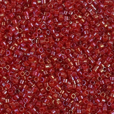 Miyuki Delica Seed Beads 5g 11/0 DB0295 TR Red