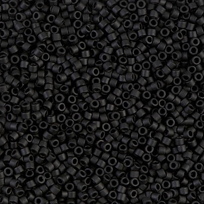 Miyuki Delica Seed Beads 5g 11/0 DB0310 OP MA Black