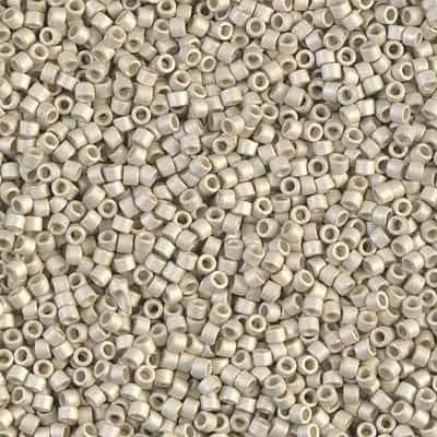 Miyuki Delica Seed Beads 5g 11/0 DB0335 M MA Galvanized Silver