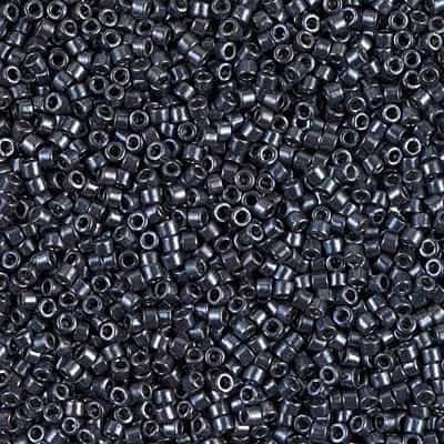 Miyuki Delica Seed Beads 5g 11/0 DB0453 GA Dark Gunmetal