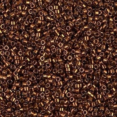 Miyuki Delica Seed Beads 5g 11/0 DB0461 GA Copper