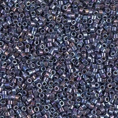 Miyuki Delica Seed Beads 1g 11/0 DB0543 MR Steel Blue/Lavender