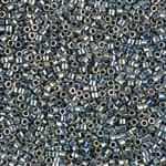 Miyuki Delica Seed Beads 1g 11/0 DB0545 MR Grey-Blue/Gold